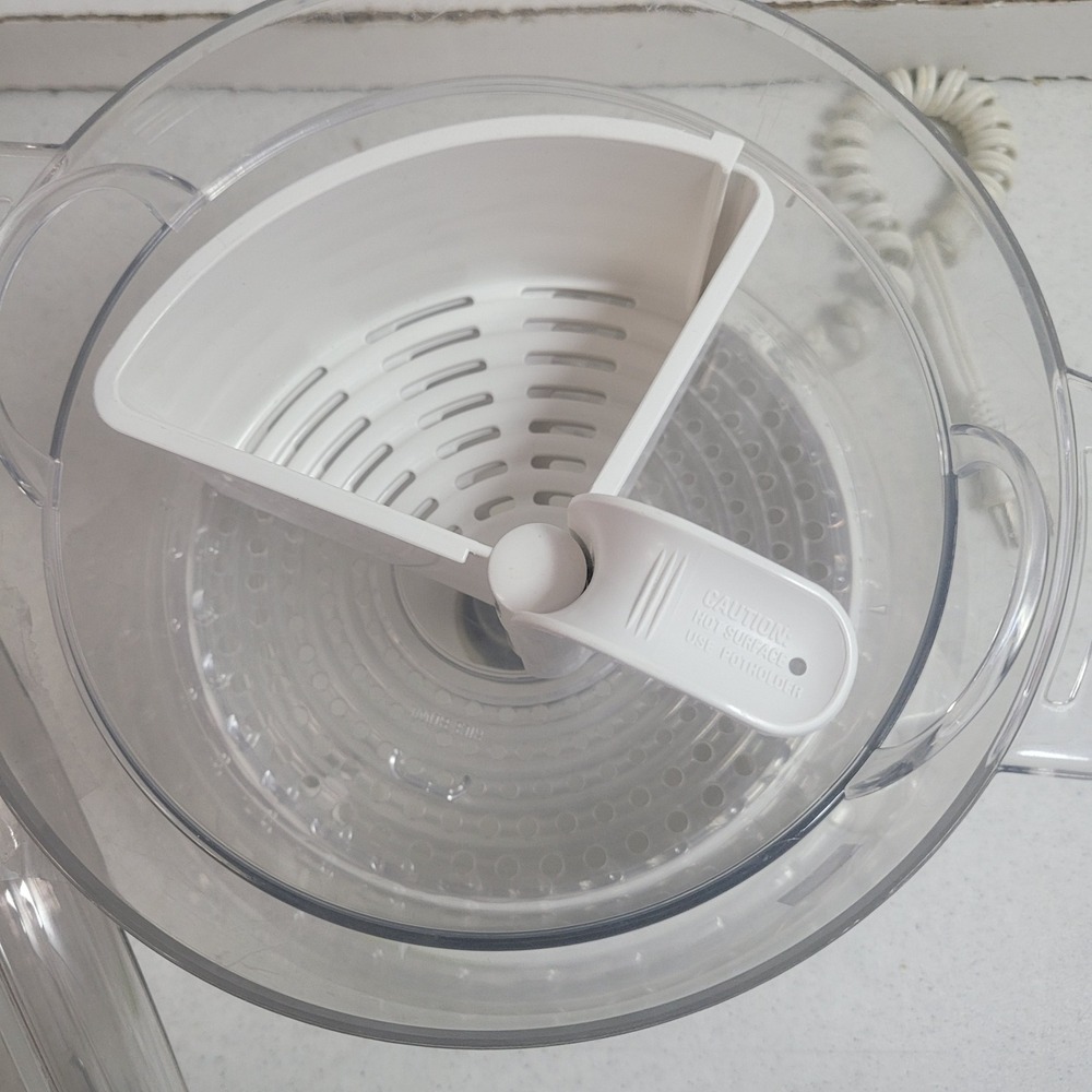Black & Decker Handy Steamer Plus Food Steamer Rice Cooker HS90 HS10 White - Picture 7 of 11